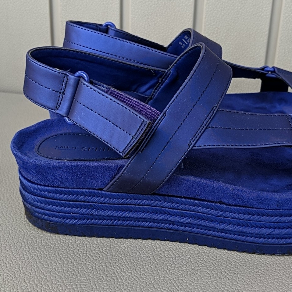 Call It Spring Blue Sandals - Picture 3 of 4